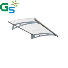 Anti-Uv Rain Snow Sunshade Outdoor Window Stainless Steel Support Polycarbonate Canopy